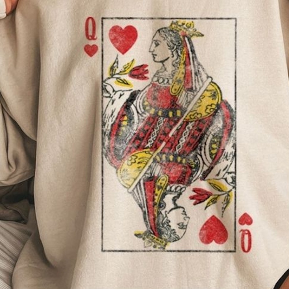 Queen of Hearts Crewneck